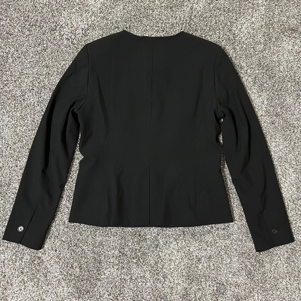 Ann Taylor Black Collarless Blazer - Picture 5 of 15